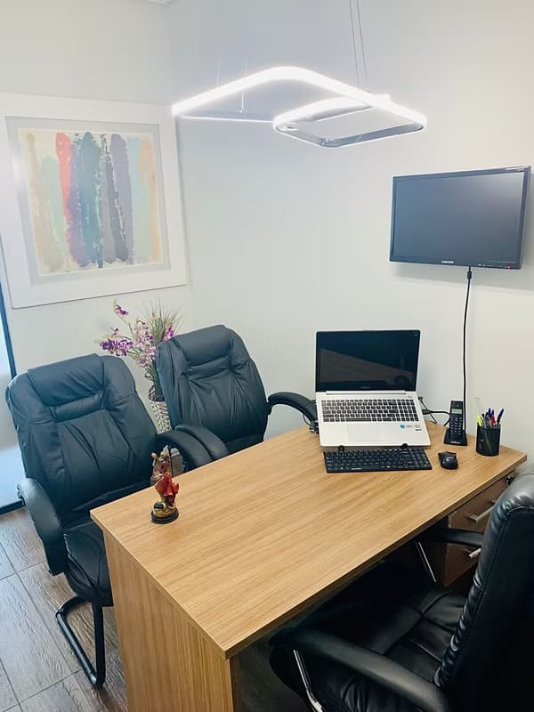 Sala de atendimento — Santos Advocacia Especializada